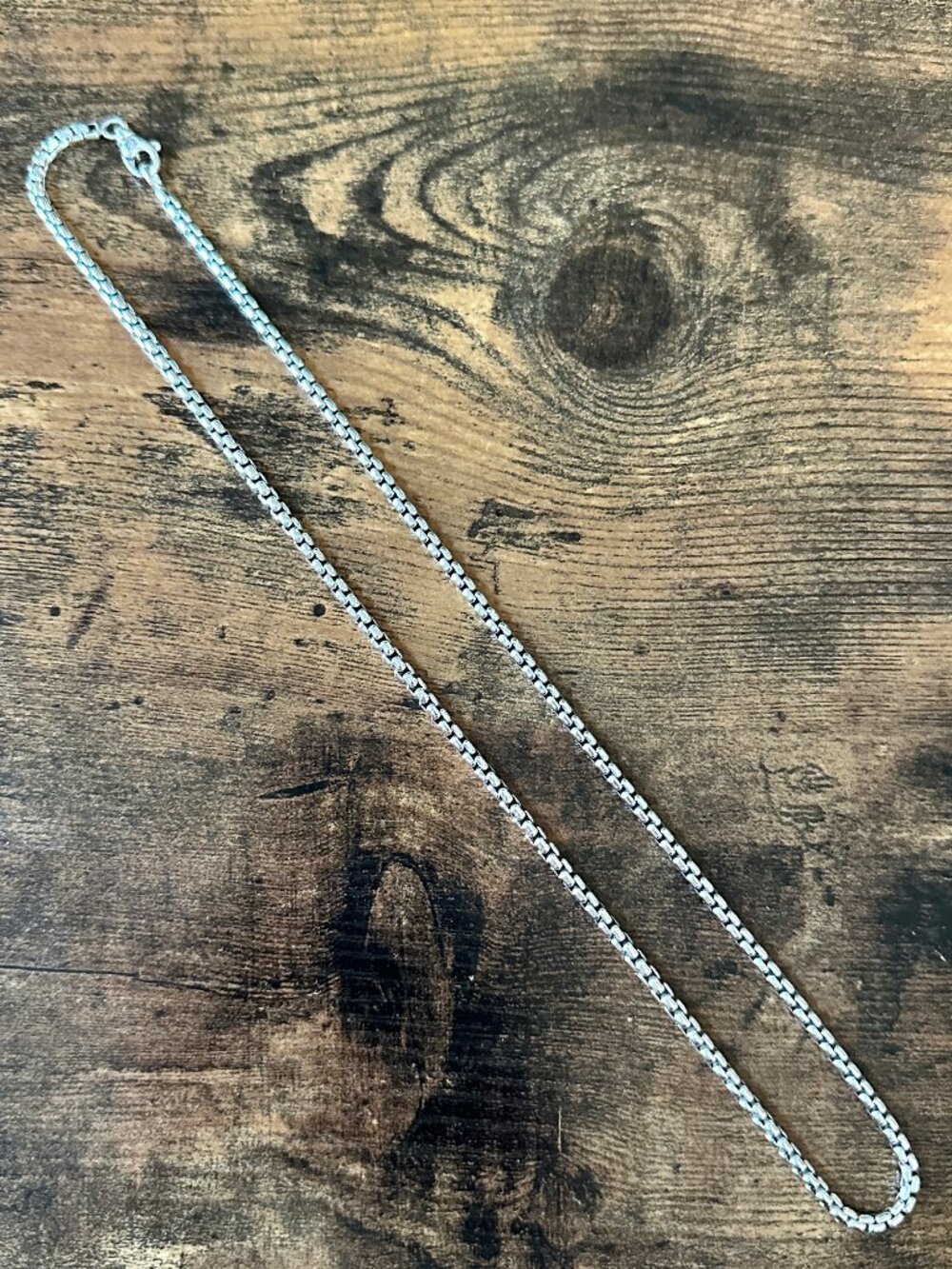 David Yurman Medium Box Chain Necklace - 3.6mm - 22"